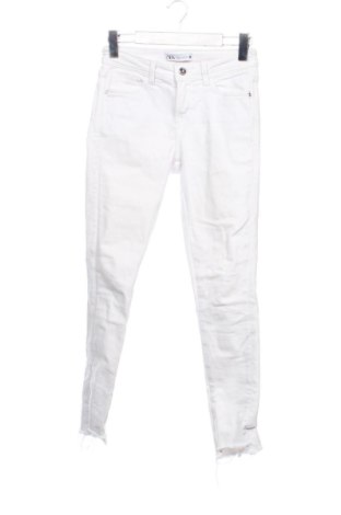 Blugi de femei Zara, Mărime S, Culoare Alb, Preț 94,48 Lei, #137334121