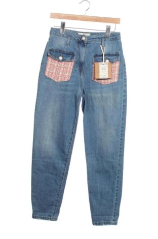 Blugi de femei Rinascimento, Mărime S, Culoare Albastru, Preț 257,20 Lei, #137335086