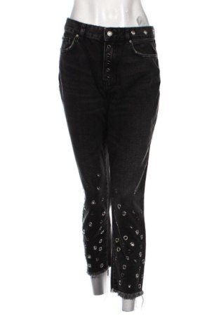 Blugi de femei Zara, Mărime L, Culoare Negru, Preț 68,00 Lei, #137339715