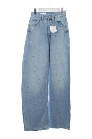 Дамски дънки Zara, Размер XS, Цвят Син, Цена 37,40 €, #137352512