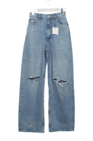 Дамски дънки Zara, Размер XS, Цвят Син, Цена 37,40 €, #137352544