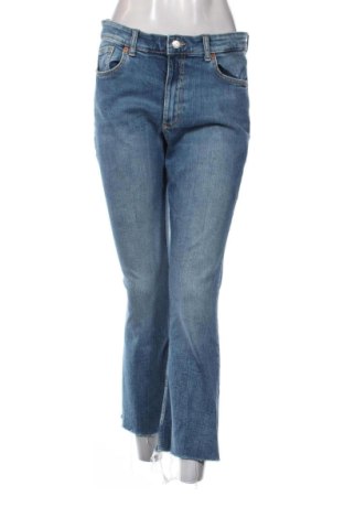 Blugi de femei Zara, Mărime L, Culoare Albastru, Preț 83,99 Lei, #137354739