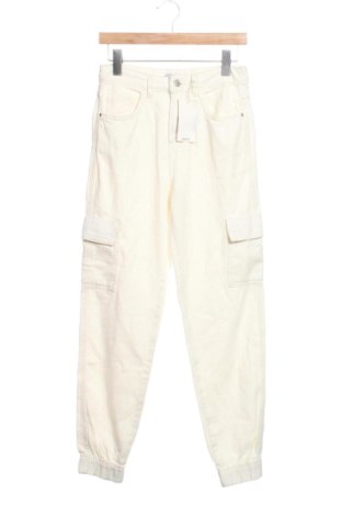 Blugi de femei Cropp, Mărime XS, Culoare Ecru, Preț 139,00 Lei, #137367872