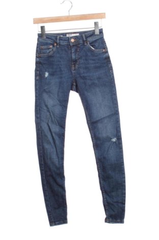 Blugi de femei Bershka, Mărime XXS, Culoare Albastru, Preț 52,49 Lei, #137373396
