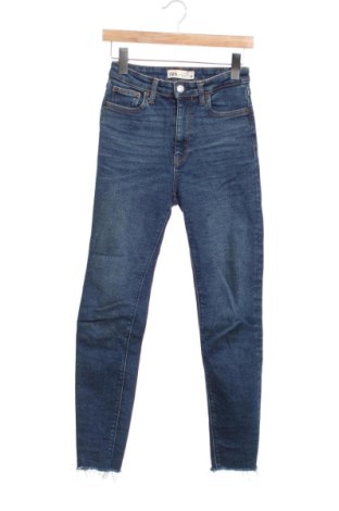 Dámske džínsy  Zara, Veľkosť XS, Farba Modrá, Cena  14,00 €, #137375719
