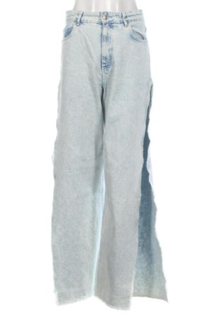 Damskie jeansy Bershka, Rozmiar S, Kolor Niebieski, Cena 80,44 zł, #137376004