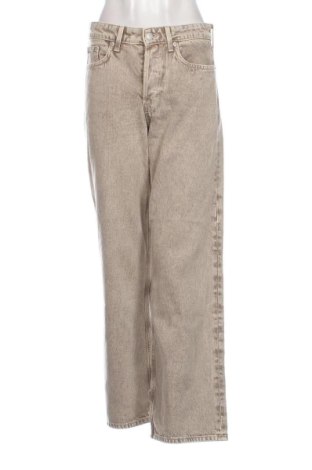 Damskie jeansy H&M, Rozmiar S, Kolor Beżowy, Cena 62,91 zł, #137380626