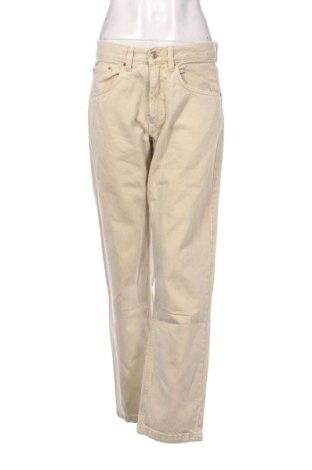 Damskie jeansy Bershka, Rozmiar L, Kolor Beżowy, Cena 84,99 zł, #137387936