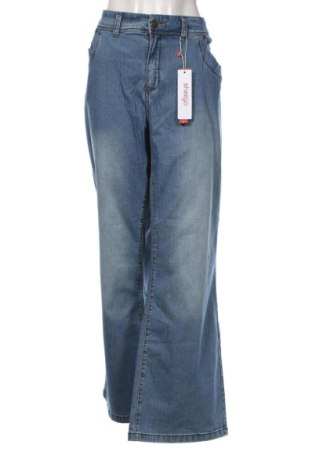 Blugi de femei Sheego, Mărime 4XL, Culoare Albastru, Preț 135,99 Lei, #137388013