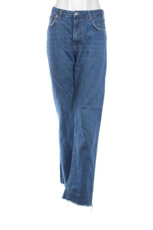 Damskie jeansy Zara, Rozmiar XL, Kolor Niebieski, Cena 97,37 zł, #137391828