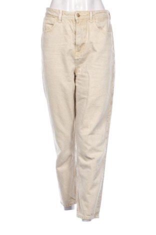 Damskie jeansy Zara, Rozmiar L, Kolor Beżowy, Cena 80,44 zł, #137393140