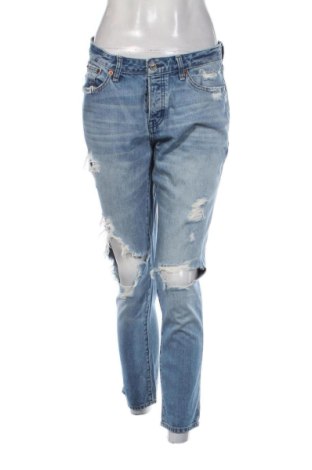 Damskie jeansy Abercrombie & Fitch, Rozmiar L, Kolor Niebieski, Cena 75,81 zł, #137393431