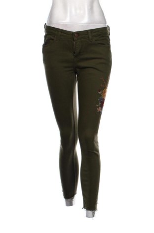 Blugi de femei Zara, Mărime M, Culoare Verde, Preț 196,32 Lei, #137342117