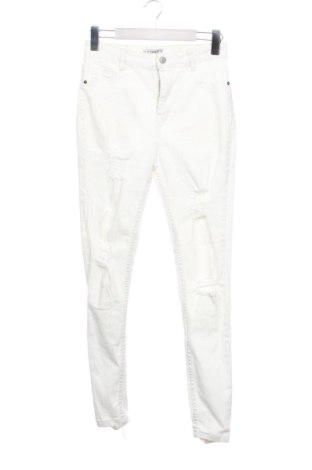 Blugi de femei Pull&Bear, Mărime S, Culoare Alb, Preț 85,00 Lei, #137346756