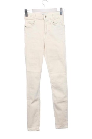 Dámske džínsy  Zara, Veľkosť XXS, Farba Kremová, Cena  17,00 €, #137362802