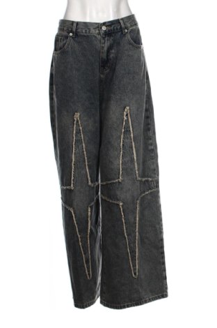 Damskie jeansy Unbranded, Rozmiar L, Kolor Szary, Cena 101,60 zł, #137363051