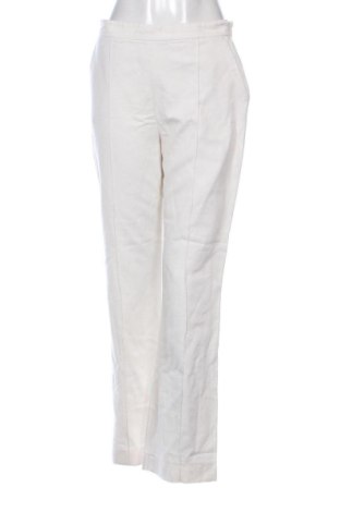 Pantaloni de velvet de femei Zara, Mărime M, Culoare Ecru, Preț 62,99 Lei, #137337706