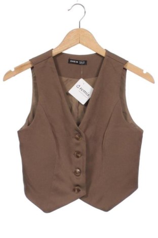 Vestă de femei SHEIN, Mărime XS, Culoare Maro, Preț 48,50 Lei, #137123955