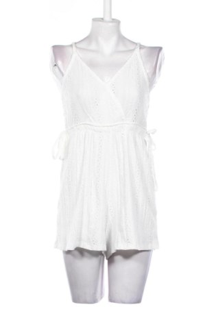 Kurzer Damenoverall Pull&Bear, Größe L, Farbe Weiß, Preis 11,00 €, #137350439