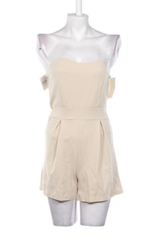 Salopetă scurtă de damă NEW COLLECTION, Mărime S, Culoare Bej, Preț 136,48 Lei, #137382801