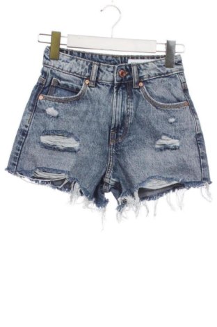 Дамски къс панталон Bershka, Размер XXS, Цвят Син, Цена 9,00 €, #137235815