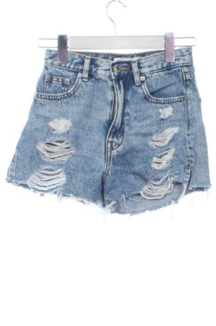 Дамски къс панталон Pull&Bear, Размер XXS, Цвят Син, Цена 10,00 €, #137330422