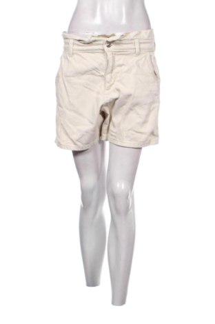 Pantaloni scurți de femei Zara, Mărime M, Culoare Ecru, Preț 78,74 Lei, #137372193