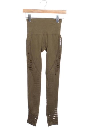 Dámske legíny  Gymshark, Veľkosť XXS, Farba Zelená, Cena  14,00 €, #137364592