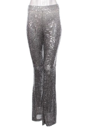 Pantaloni de femei Stradivarius, Mărime M, Culoare Argintiu, Preț 131,65 Lei, #137338656