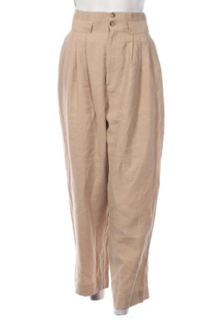 Pantaloni de femei H&M, Mărime S, Culoare Bej, Preț 145,29 Lei, #137343864