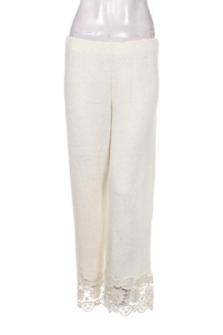 Damskie spodnie Zara, Rozmiar L, Kolor ecru, Cena 141,95 zł, #137355014