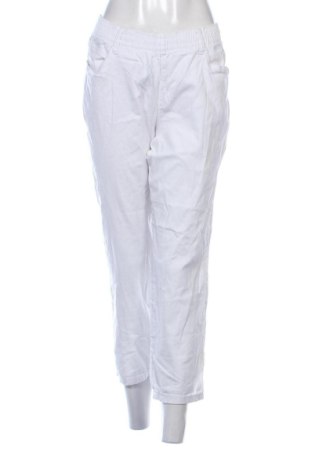 Damskie spodnie Bpc Bonprix Collection, Rozmiar XL, Kolor Biały, Cena 70,97 zł, #137356646