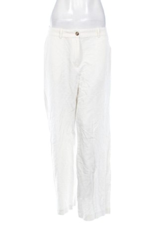 Damskie spodnie H&M, Rozmiar L, Kolor ecru, Cena 84,67 zł, #137362211