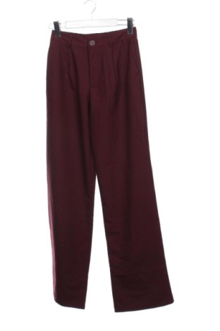 Дамски панталон Stradivarius, Размер XS, Цвят Червен, Цена 16,95 €, #137378697