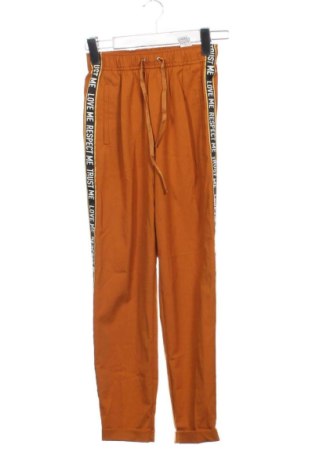 Дамски панталон Bershka, Размер XXS, Цвят Оранжев, Цена 14,00 €, #137383219