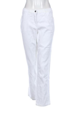 Damskie spodnie Bpc Bonprix Collection, Rozmiar L, Kolor Biały, Cena 46,00 zł, #137379855
