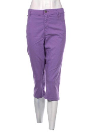 Pantaloni de femei Laura Torelli, Mărime XL, Culoare Mov, Preț 73,49 Lei, #137333008