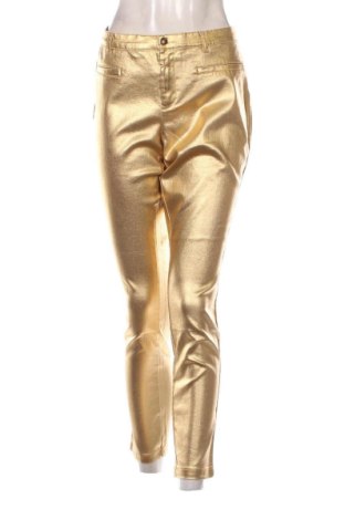 Damskie spodnie Zara, Rozmiar XL, Kolor Złocisty, Cena 86,30 zł, #137369523