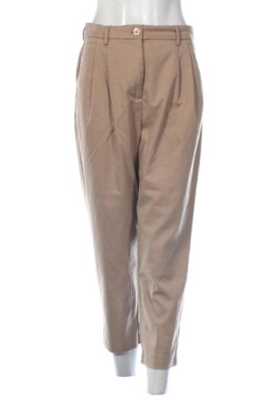 Damskie spodnie H&M, Rozmiar M, Kolor Beżowy, Cena 29,63 zł, #137378274