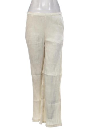 Pantaloni de femei Zara, Mărime M, Culoare Ecru, Preț 89,23 Lei, #137399949