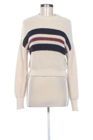Pulover de femei Pull&Bear, Mărime S, Culoare Ecru, Preț 57,74 Lei, #137338958