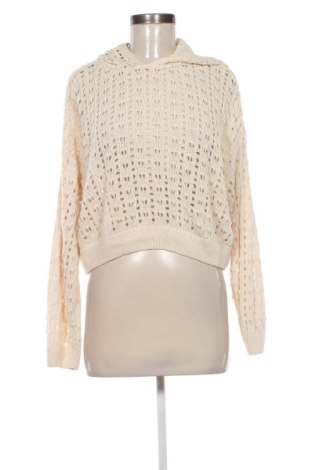 Pulover de femei Stradivarius, Mărime S, Culoare Ecru, Preț 26,25 Lei, #137339397