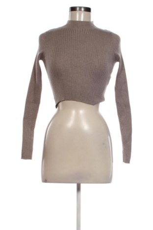 Дамски пуловер Bershka, Размер XS, Цвят Кафяв, Цена 10,00 €, #137345404
