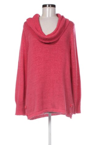Damski sweter Zizzi, Rozmiar XXL, Kolor Różowy, Cena 63,50 zł, #137340661