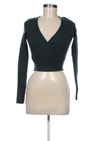 Дамски пуловер Zara, Размер S, Цвят Зелен, Цена 9,71 €, #137389267