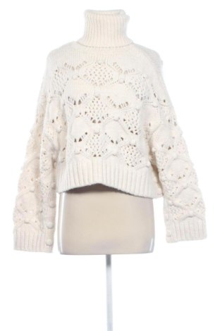 Дамски пуловер Zara, Размер S, Цвят Екрю, Цена 13,00 €, #137393470