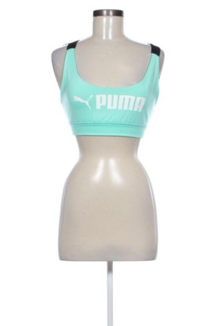 Top sport de damă. PUMA, Mărime M, Culoare Verde, Preț 89,23 Lei, #137344546