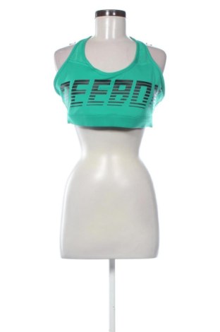 Дамски спортен топ Reebok, Размер L, Цвят Зелен, Цена 14,29 €, #137378679