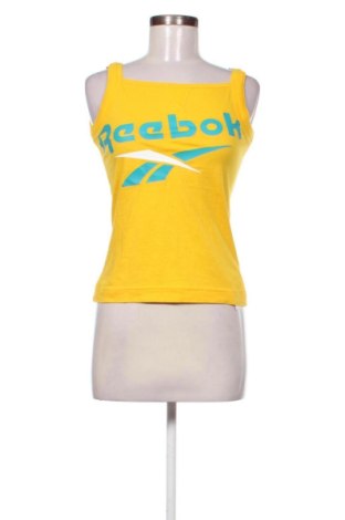 Damski sportowy top Reebok, Rozmiar M, Kolor Żółty, Cena 62,91 zł, #137384024