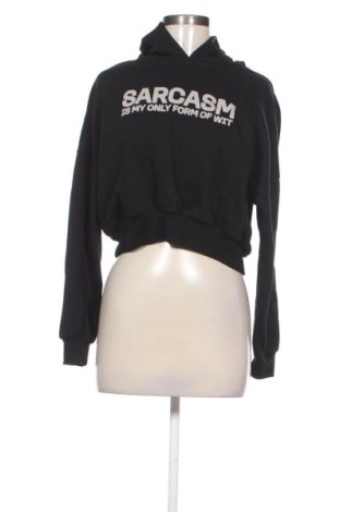 Damen Sweatshirt Cropp, Größe XS, Farbe Schwarz, Preis 14,00 €, #137375837